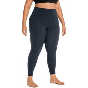 imageCRZ YOGA Butterluxe Plus Size Leggings for Women 25 Inches  High Waisted Buttery Soft Spandex Workout Casual Pants 3X 4XTrue Navy