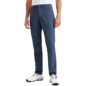 imageCRZ YOGA Mens All Day Comfy Golf Pants with 5Pocket 28quot30quot32quot34quot Quick Dry Lightweight Casual Work Stretch TrousersElectric Blue