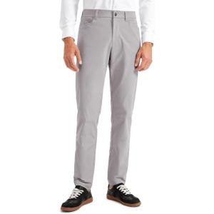 imageCRZ YOGA Mens All Day Comfy Golf Pants with 5Pocket 28quot30quot32quot34quot Quick Dry Lightweight Casual Work Stretch TrousersGull Gray