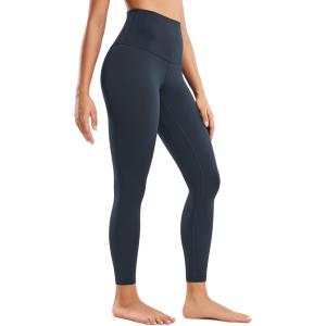 imageCRZ YOGA Super High Waisted Butterluxe Yoga Pants 25 Inches  Buttery Soft Workout Leggings for Women Over BellyTrue Navy