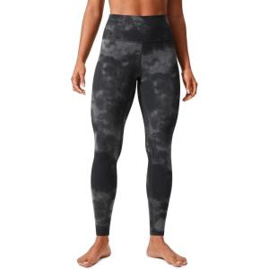 imageCRZ YOGA Womens Butterlift High Waisted Workout Leggings 28quot  Pilates Gym Athletic Yoga Pants Buttery SoftGrey Tie Dye Flowers
