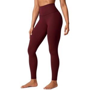 imageCRZ YOGA Womens Butterlift High Waisted Workout Leggings 28quot  Pilates Gym Athletic Yoga Pants Buttery SoftRed Merlot