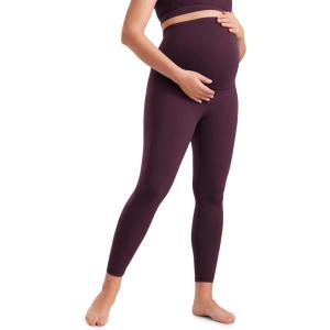 imageCRZ YOGA Womens Butterluxe Maternity Leggings Over The Belly 25quot  Buttery Soft Workout Activewear Yoga Pregnancy PantsDeep Purple