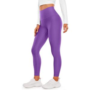 imageCRZ YOGA Womens High Waisted Fleece Lined Leggings 25 inches  Winter Warm Thick Thermal Soft Workout Yoga PantsRoyal Lilac