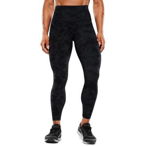 imageCRZ YOGA Womens Hugged Feeling Compression Leggings 25 Inches  Thick High Waisted Tummy Control Workout Pants TightsTie Dye Smoke Ink