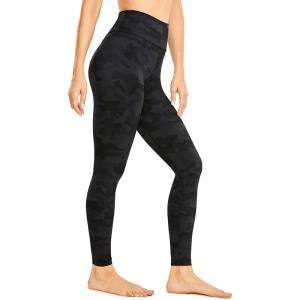 imageCRZ YOGA Womens Naked Feeling Workout 78 Yoga Leggings  25 Inches High Waist Tight PantsDark Grey Camouflage