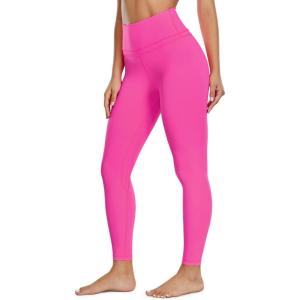 imageCRZ YOGA Womens Naked Feeling Workout 78 Yoga Leggings  25 Inches High Waist Tight PantsHibiscus Purple