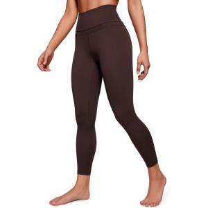 imageCRZ YOGA Womens Naked Feeling Workout 78 Yoga Leggings  25 Inches High Waist Tight PantsHot Fudge Brown