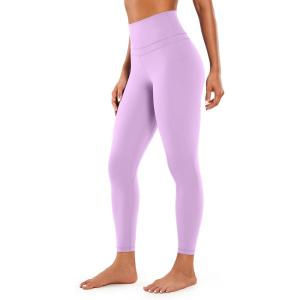 imageCRZ YOGA Womens Naked Feeling Workout 78 Yoga Leggings  25 Inches High Waist Tight PantsLilac