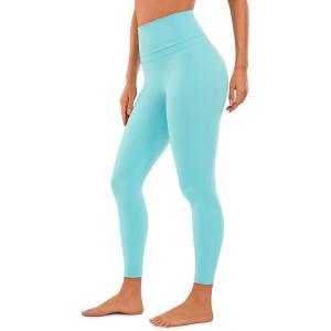 imageCRZ YOGA Womens Naked Feeling Workout 78 Yoga Leggings  25 Inches High Waist Tight PantsTurquoise