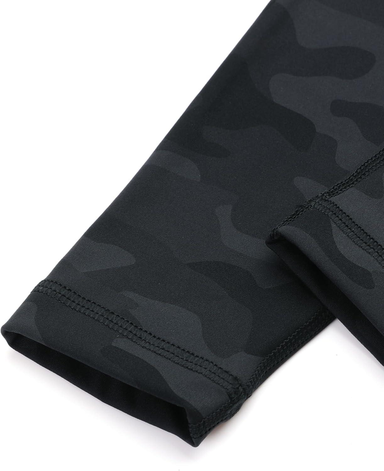 imageCRZ YOGA Womens Brushed Naked Feeling Workout Leggings 25quot  High Waisted Gym Compression Tummy Control Yoga PantsDark Grey Camouflage