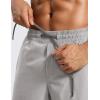 imageCRZ YOGA 2 in 1 Mens Athletic Shorts 5 with Liner Quick Dry Lightweight for Running Sports Gym with PocketsDark Chrome