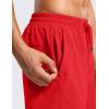imageCRZ YOGA 2 in 1 Mens Athletic Shorts 5 with Liner Quick Dry Lightweight for Running Sports Gym with PocketsDeep Red