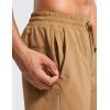 imageCRZ YOGA 2 in 1 Mens Athletic Shorts 5 with Liner Quick Dry Lightweight for Running Sports Gym with PocketsKhaki Sand