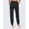 imageCRZ YOGA 4Way Stretch Joggers for Women 28quot Golf Casual Travel Workout Pants Lounge Athletic Sweatpants with PocketsBlack