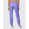 imageCRZ YOGA 4Way Stretch Joggers for Women 28quot Golf Casual Travel Workout Pants Lounge Athletic Sweatpants with PocketsDark Lavender Purple