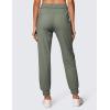 imageCRZ YOGA 4Way Stretch Joggers for Women 28quot Golf Casual Travel Workout Pants Lounge Athletic Sweatpants with PocketsGrey Sage