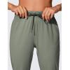imageCRZ YOGA 4Way Stretch Joggers for Women 28quot Golf Casual Travel Workout Pants Lounge Athletic Sweatpants with PocketsGrey Sage
