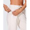 imageCRZ YOGA 4Way Stretch Joggers for Women 28quot Golf Casual Travel Workout Pants Lounge Athletic Sweatpants with PocketsMilky White Bone