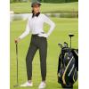 imageCRZ YOGA 4Way Stretch Joggers for Women 28quot Golf Casual Travel Workout Pants Lounge Athletic Sweatpants with PocketsOlive Green