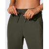 imageCRZ YOGA 4Way Stretch Joggers for Women 28quot Golf Casual Travel Workout Pants Lounge Athletic Sweatpants with PocketsOlive Green