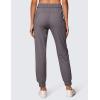imageCRZ YOGA 4Way Stretch Joggers for Women 28quot Golf Casual Travel Workout Pants Lounge Athletic Sweatpants with PocketsTornado Grey