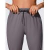 imageCRZ YOGA 4Way Stretch Joggers for Women 28quot Golf Casual Travel Workout Pants Lounge Athletic Sweatpants with PocketsTornado Grey