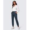 imageCRZ YOGA 4Way Stretch Joggers for Women 28quot Golf Casual Travel Workout Pants Lounge Athletic Sweatpants with PocketsTrue Navy