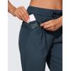 imageCRZ YOGA 4Way Stretch Joggers for Women 28quot Golf Casual Travel Workout Pants Lounge Athletic Sweatpants with PocketsTrue Navy