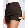 imageCRZ YOGA 4Way Stretch Skirts for Women High Waisted Work Casual Golf Tennis Skirt Skorts with 5 PocketsHot Fudge Brown