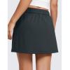 imageCRZ YOGA 4Way Stretch Skirts for Women High Waisted Work Casual Golf Tennis Skirt Skorts with 5 PocketsMelanite