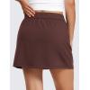 imageCRZ YOGA 4Way Stretch Skirts for Women High Waisted Work Casual Golf Tennis Skirt Skorts with 5 PocketsTaupe