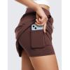 imageCRZ YOGA 4Way Stretch Skirts for Women High Waisted Work Casual Golf Tennis Skirt Skorts with 5 PocketsTaupe