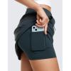 imageCRZ YOGA 4Way Stretch Skirts for Women High Waisted Work Casual Golf Tennis Skirt Skorts with 5 PocketsTrue Navy