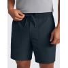 imageCRZ YOGA All Day Comfy Golf Casual Shorts for Men  7quot Elastic Waist Lightweight Quick Dry for Athletic Daily with PocketsTrue Navy