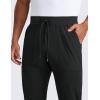 imageCRZ YOGA All Day Comfy Golf Pants for Men 31 Quick Dry Lightweight Work Casual Pants with PocketsBlack