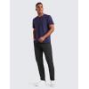 imageCRZ YOGA All Day Comfy Golf Pants for Men 31 Quick Dry Lightweight Work Casual Pants with PocketsInk Gray