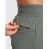 imageCRZ YOGA Athletic High Waisted Joggers for Women 275quot  Lightweight Workout Travel Casual Outdoor Hiking Pants with PocketsGrey Sage
