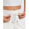 imageCRZ YOGA Athletic High Waisted Joggers for Women 275quot  Lightweight Workout Travel Casual Outdoor Hiking Pants with PocketsMilky White Bone