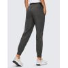 imageCRZ YOGA Athletic High Waisted Joggers for Women 275quot  Lightweight Workout Travel Casual Outdoor Hiking Pants with PocketsMountain Green