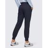 imageCRZ YOGA Athletic High Waisted Joggers for Women 275quot  Lightweight Workout Travel Casual Outdoor Hiking Pants with PocketsNavy