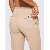 imageCRZ YOGA Athletic High Waisted Joggers for Women 275quot  Lightweight Workout Travel Casual Outdoor Hiking Pants with PocketsRaw Linen