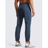 imageCRZ YOGA Athletic Joggers for Men  29quot Lightweight Running Training Pants with Zip Pockets and Ankle ZippersElectric Blue