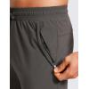 imageCRZ YOGA Athletic Joggers for Men Lightweight Water Resistant Outdoor Workout Pants with Zip PocketsArbor Olive