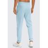 imageCRZ YOGA Athletic Joggers for Men Lightweight Water Resistant Outdoor Workout Pants with Zip PocketsChambray Blue