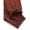 imageCRZ YOGA Athletic Joggers for Men Lightweight Water Resistant Outdoor Workout Pants with Zip PocketsDark Brown