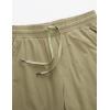 imageCRZ YOGA Athletic Joggers for Men Lightweight Water Resistant Outdoor Workout Pants with Zip PocketsMoss Green
