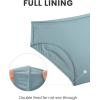 imageCRZ YOGA Bikini Bottoms for Women Mid Rise Full Coverage Bathing Suit Swimsuit Basic Swim BriefsLight Grayish Blue