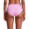 imageCRZ YOGA Bikini Bottoms for Women Mid Rise Full Coverage Bathing Suit Swimsuit Basic Swim BriefsVita Pink