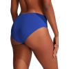 imageCRZ YOGA Bikini Bottoms for Women Mid Rise Full Coverage Bathing Suit Swimsuit Basic Swim BriefsWaves Blue